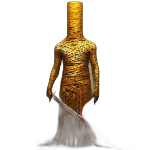 staff, sword, creature, robot transparent PNG cut-out