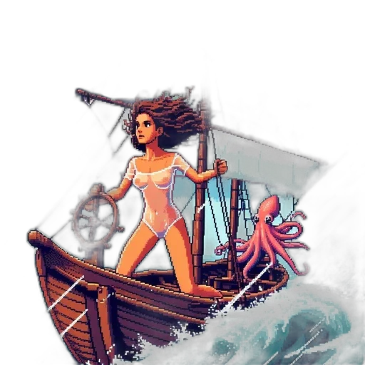 fantasy art, comic book art, concept art, watercolor transparent PNG cut-out