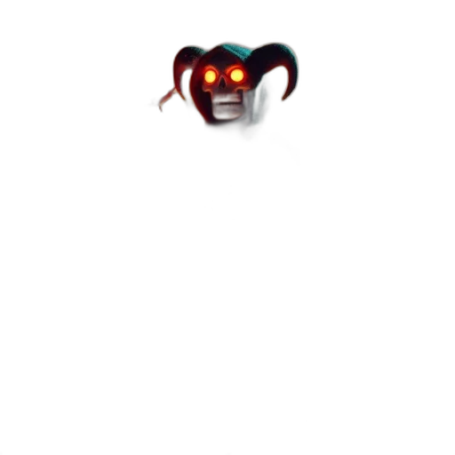 creature, mask, face, staff transparent PNG cut-out