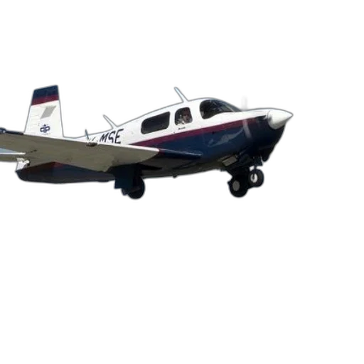 3d render, small, airplane, letters transparent PNG cut-out