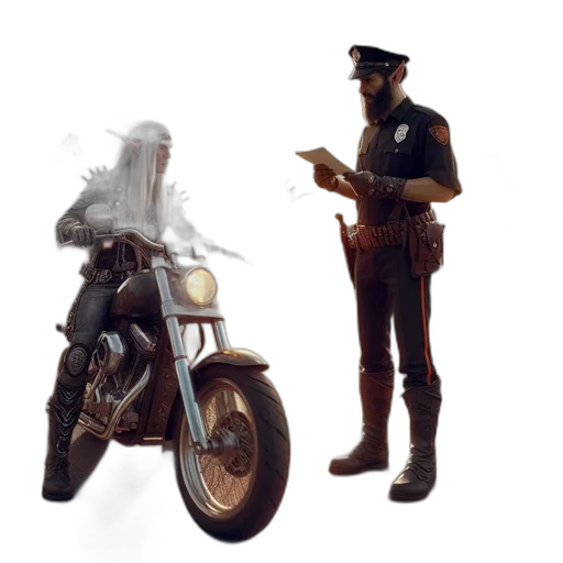 weapon, jacket, mask, concept art transparent PNG cut-out