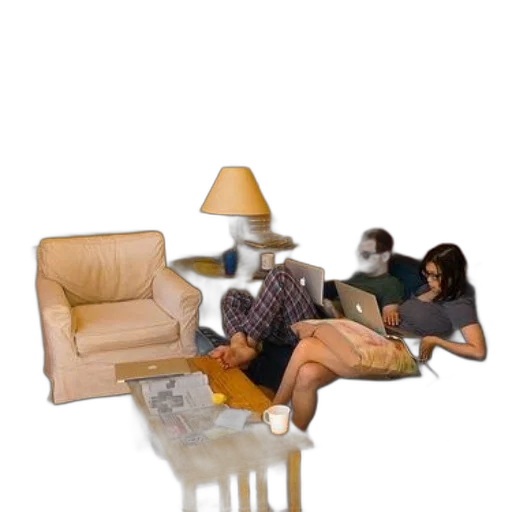 furniture, robot, umbrella, hat transparent PNG cut-out