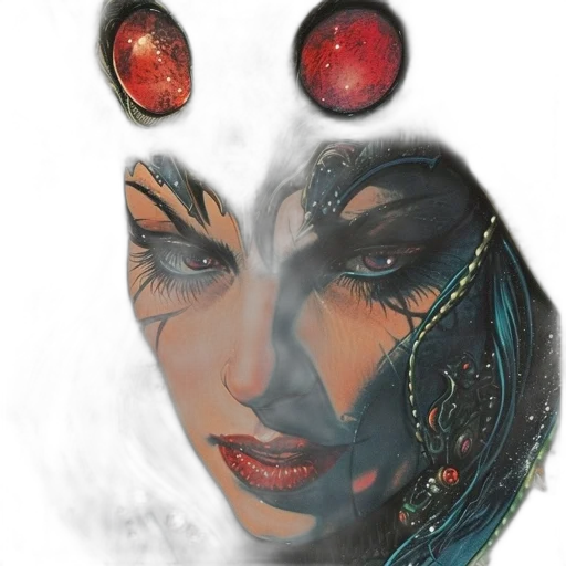 mask, face, comic book art, concept art transparent PNG cut-out