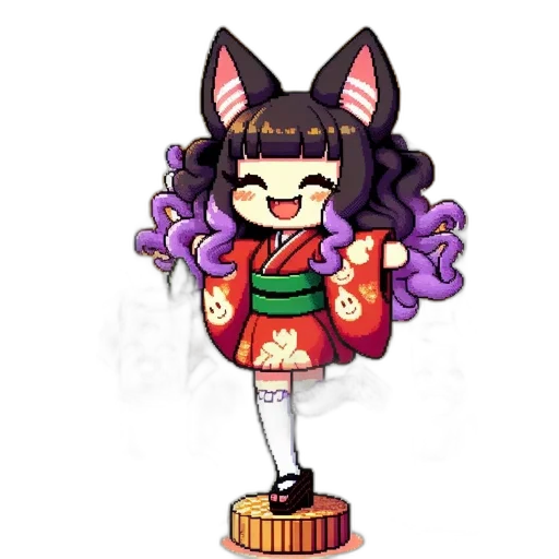 staff, pixel art, anime, fantasy art transparent PNG cut-out