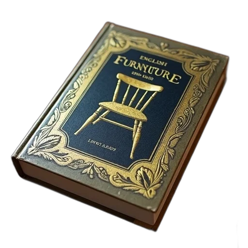 furniture, gold-colored, book, titled transparent PNG cut-out