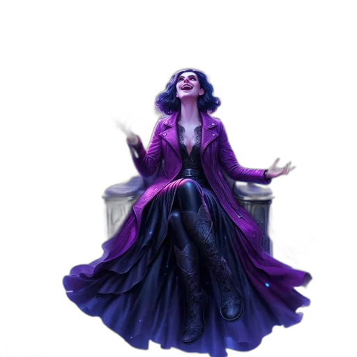 dress, concept art, 3d render, fantasy art transparent PNG cut-out