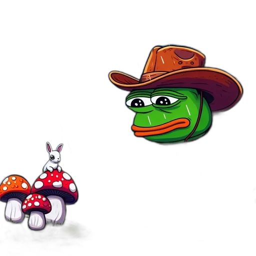 hat, pixel art, concept art, 3d render transparent PNG cut-out