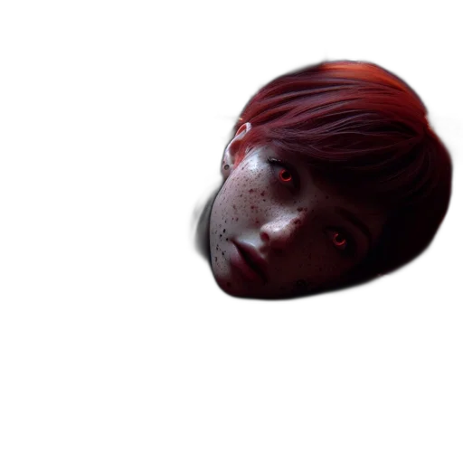 face, mask, creature, hair transparent PNG cut-out