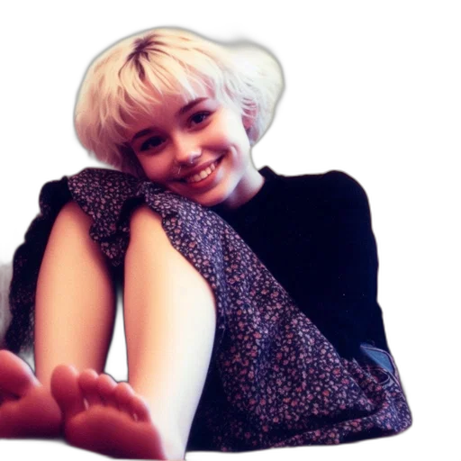 jacket, hair, dress, face transparent PNG cut-out