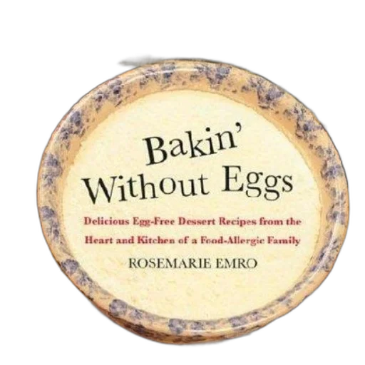 cookbook, titled, bakin, without transparent PNG cut-out