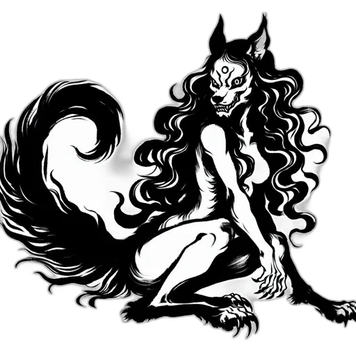 creature, animal, dragon, staff transparent PNG cut-out