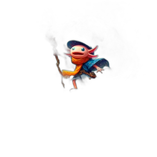 staff, dragon, creature, weapon transparent PNG cut-out