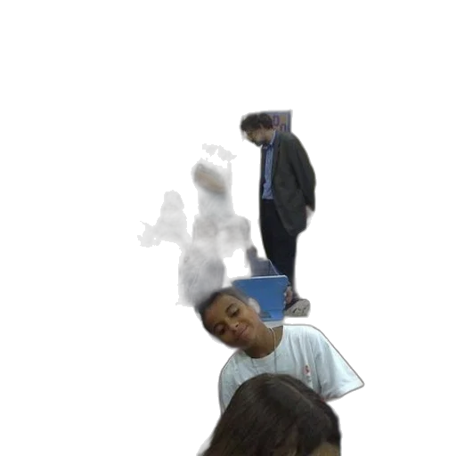 staff, face, robot, creature transparent PNG cut-out