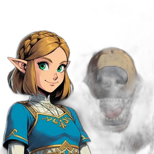 mask, face, staff, creature transparent PNG cut-out