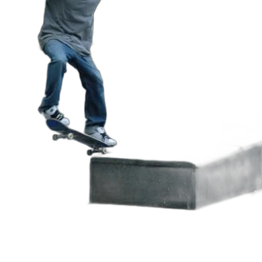 3d render, photorealistic, concept art, skateboarder transparent PNG cut-out