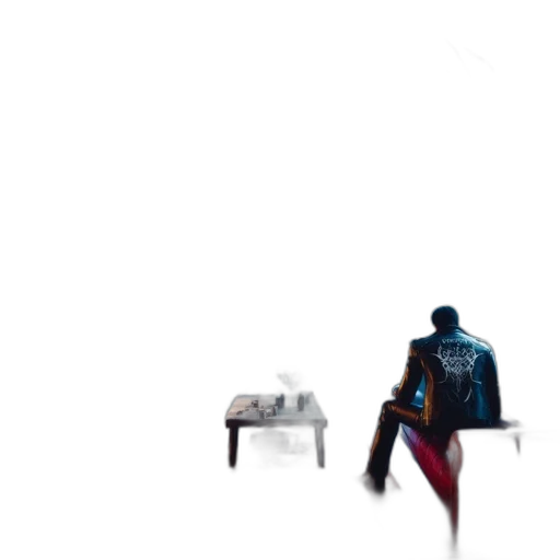 jacket, furniture, weapon, robot transparent PNG cut-out