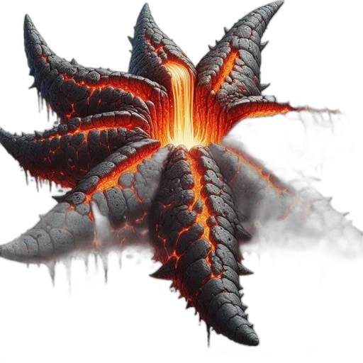 dragon, flower, weapon, hair transparent PNG cut-out