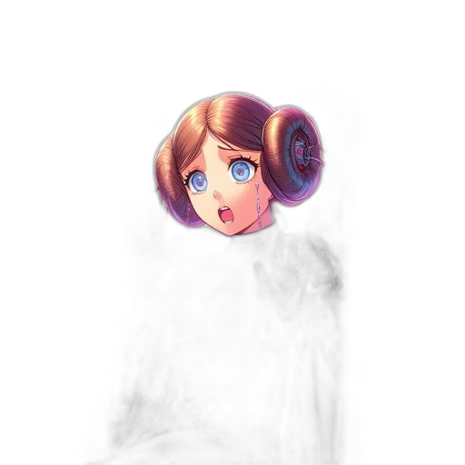 staff, dress, mask, hair transparent PNG cut-out