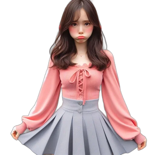dress, 3d render, concept art, photorealistic transparent PNG cut-out