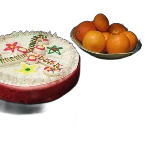 food, crown, 3d render, photorealistic transparent PNG cut-out