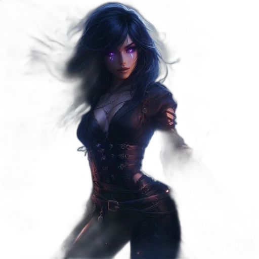 fantasy art, concept art, comic book art, photorealistic transparent PNG cut-out