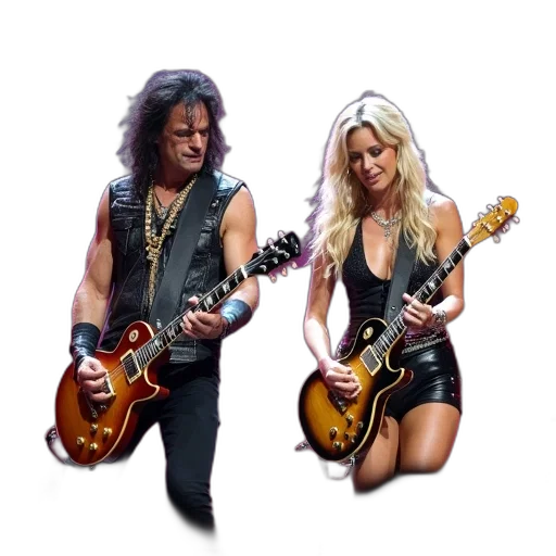 guitarists, joe, perry, britney transparent PNG cut-out