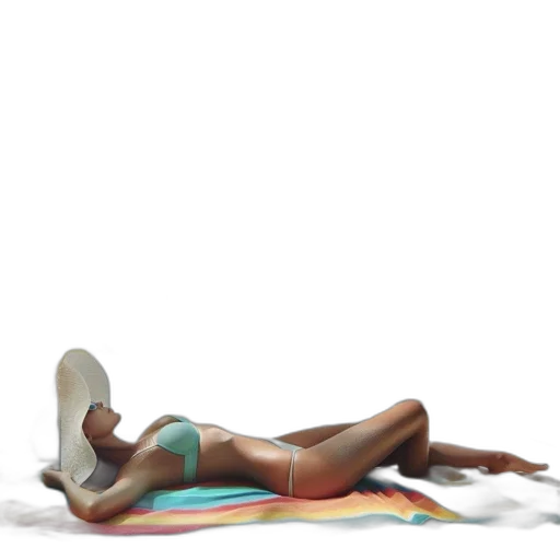 concept art, 3d render, photorealistic, beach transparent PNG cut-out