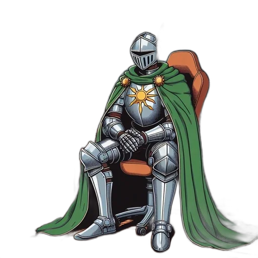 sword, crown, staff, robot transparent PNG cut-out