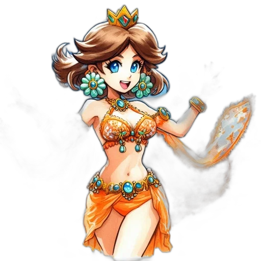 staff, crown, jewelry, flower transparent PNG cut-out