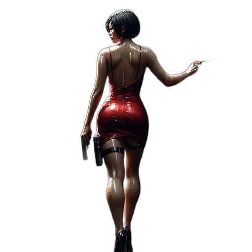 dress, weapon, staff, concept art transparent PNG cut-out