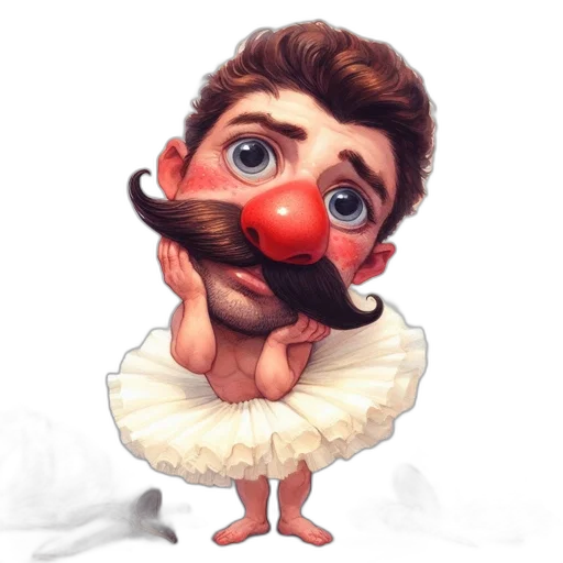 face, staff, animal, concept art transparent PNG cut-out
