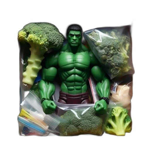 food, creature, concept art, 3d render transparent PNG cut-out
