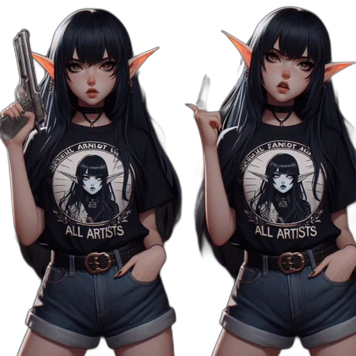 weapon, concept art, fantasy art, 3d render transparent PNG cut-out