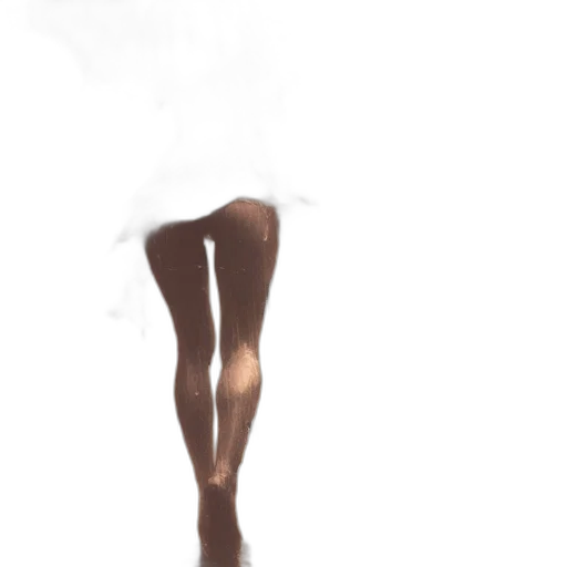 dress, staff, hair, creature transparent PNG cut-out