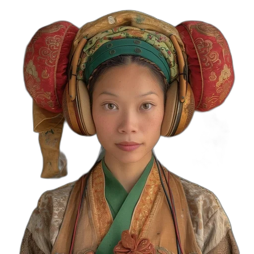 staff, face, mask, hat transparent PNG cut-out