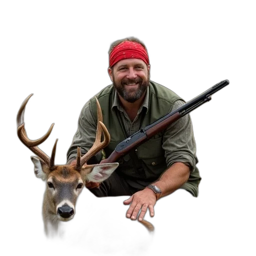animal, weapon, staff, man transparent PNG cut-out