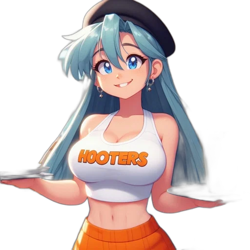 robot, dress, staff, hat transparent PNG cut-out