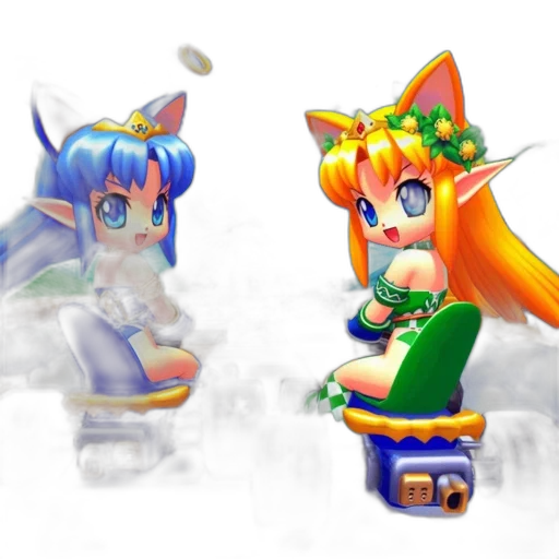 concept art, fantasy art, pixel art, 3d render transparent PNG cut-out