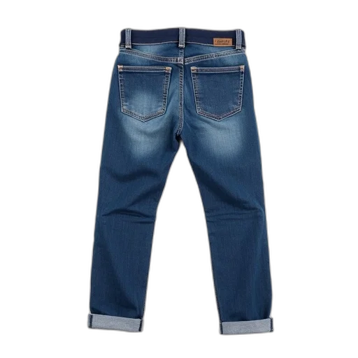 pair, blue, jeans, dark transparent PNG cut-out