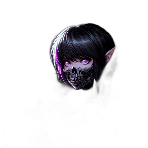 mask, face, staff, creature transparent PNG cut-out