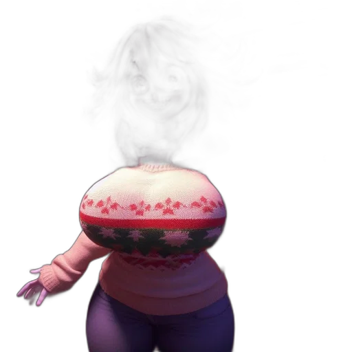 dress, robot, mask, staff transparent PNG cut-out