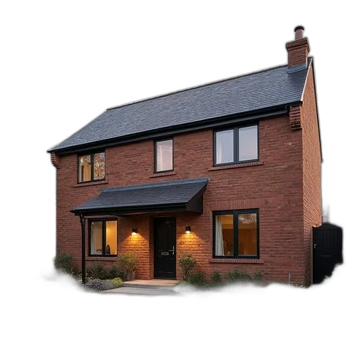 3d render, photorealistic, three, bedroom transparent PNG cut-out