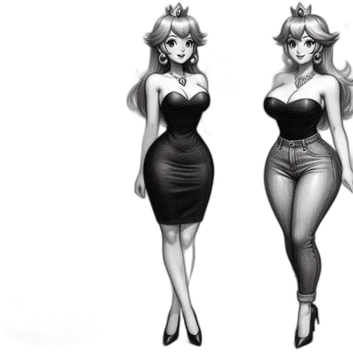 dress, concept art, fantasy art, 3d render transparent PNG cut-out