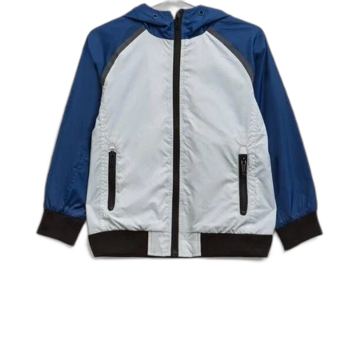 jacket, blue, monochrome, white transparent PNG cut-out