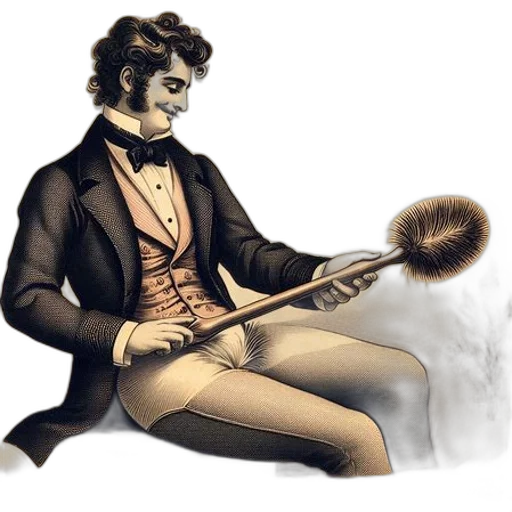staff, mask, hair, weapon transparent PNG cut-out