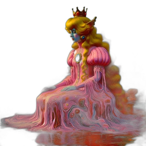 crown, dress, creature, dragon transparent PNG cut-out