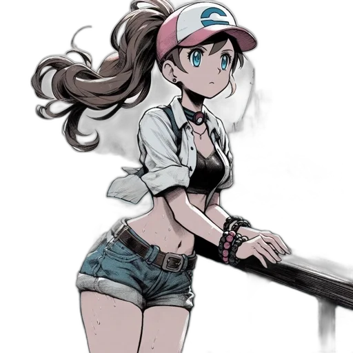 staff, weapon, hat, anime transparent PNG cut-out