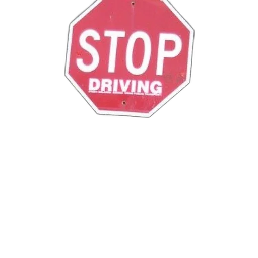 car, stop, sign, has transparent PNG cut-out