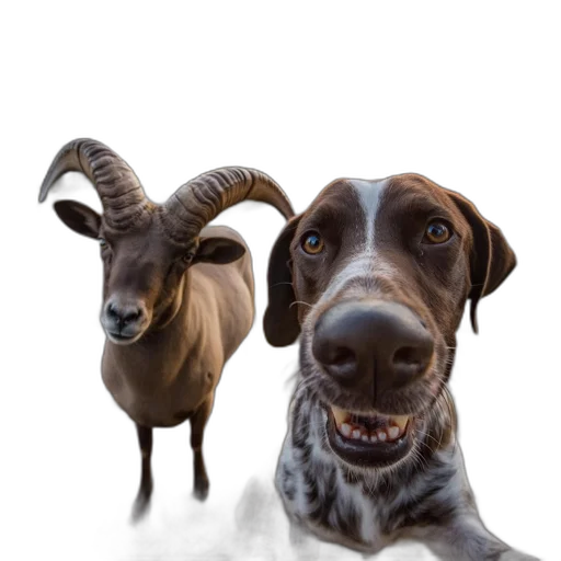 animal, face, creature, staff transparent PNG cut-out