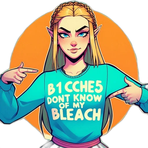 dress, jacket, vaporwave, pixel art transparent PNG cut-out